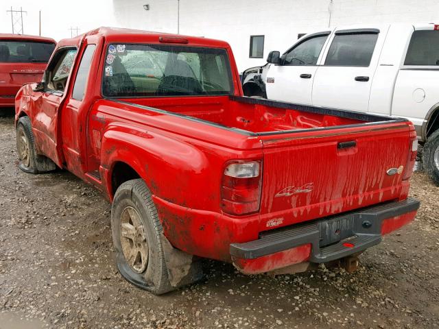 1FTZR45E02PB42884 - 2002 FORD RANGER SUP RED photo 3