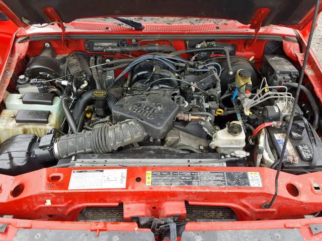 1FTZR45E02PB42884 - 2002 FORD RANGER SUP RED photo 7