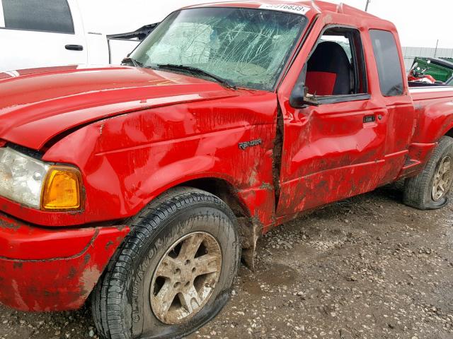 1FTZR45E02PB42884 - 2002 FORD RANGER SUP RED photo 9