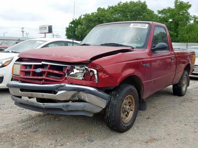 1FTCR10X3RPC46731 - 1994 FORD RANGER RED photo 2