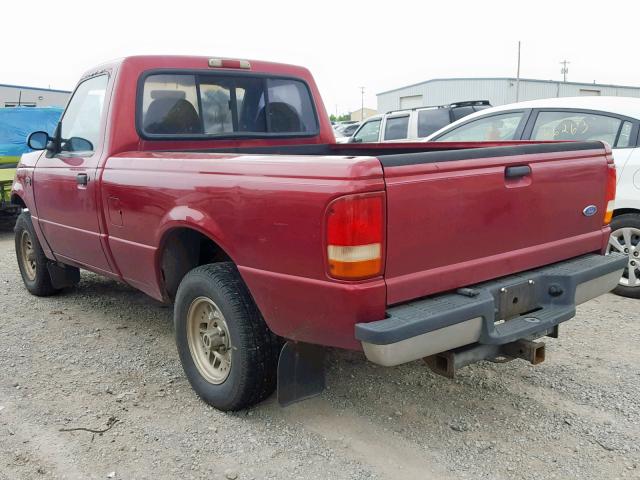 1FTCR10X3RPC46731 - 1994 FORD RANGER RED photo 3