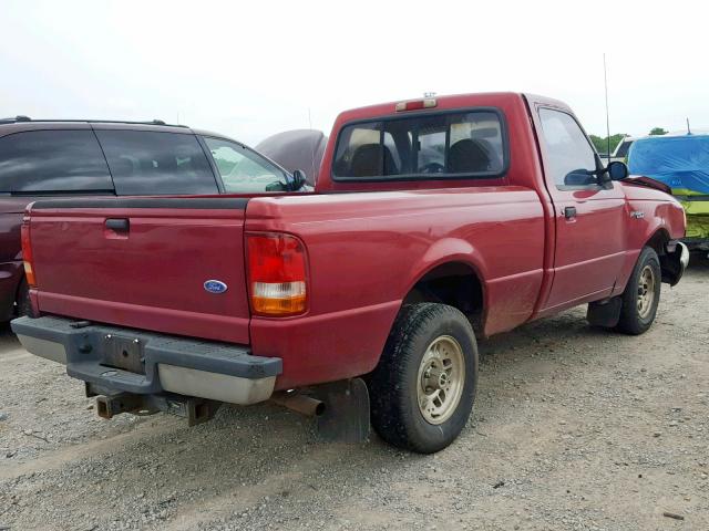 1FTCR10X3RPC46731 - 1994 FORD RANGER RED photo 4