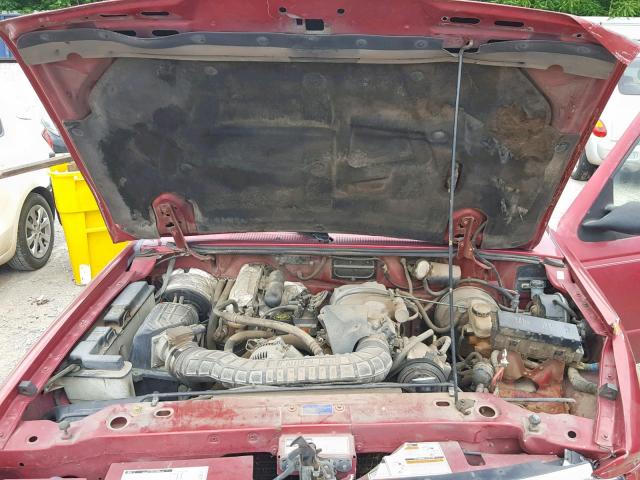 1FTCR10X3RPC46731 - 1994 FORD RANGER RED photo 7
