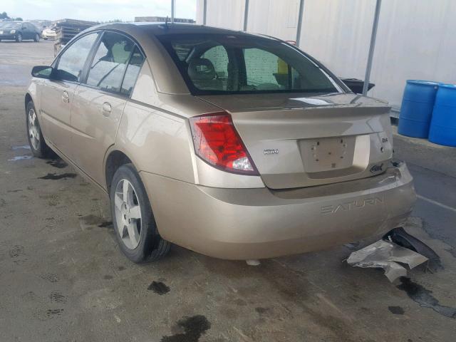 1G8AL55B77Z101765 - 2007 SATURN ION LEVEL GOLD photo 3