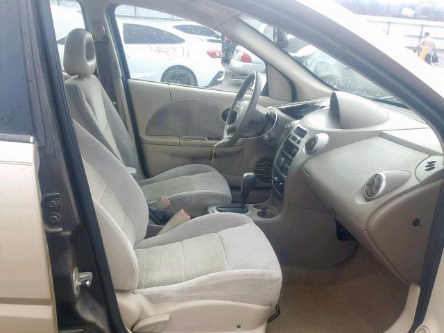 1G8AL55B77Z101765 - 2007 SATURN ION LEVEL GOLD photo 5