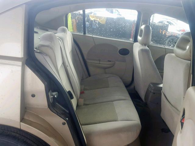 1G8AL55B77Z101765 - 2007 SATURN ION LEVEL GOLD photo 6