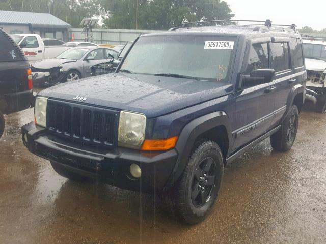1J8HG48K96C244080 - 2006 JEEP COMMANDER BLUE photo 2