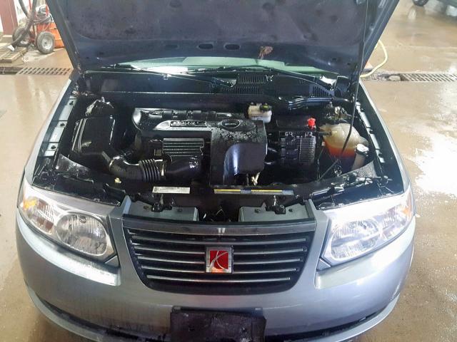 1G8AZ55F97Z157434 - 2007 SATURN ION LEVEL SILVER photo 7
