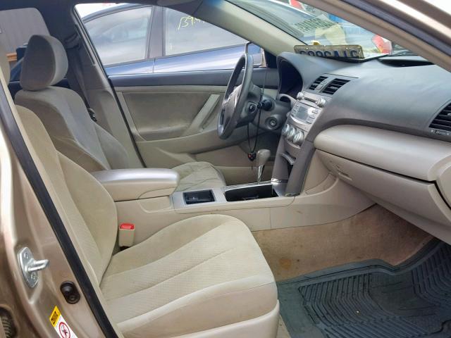 JTNBE46K273098284 - 2007 TOYOTA CAMRY NEW BEIGE photo 5