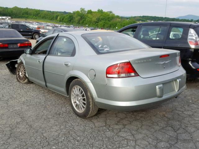 1C3EL46R64N199241 - 2004 CHRYSLER SEBRING LX GREEN photo 3