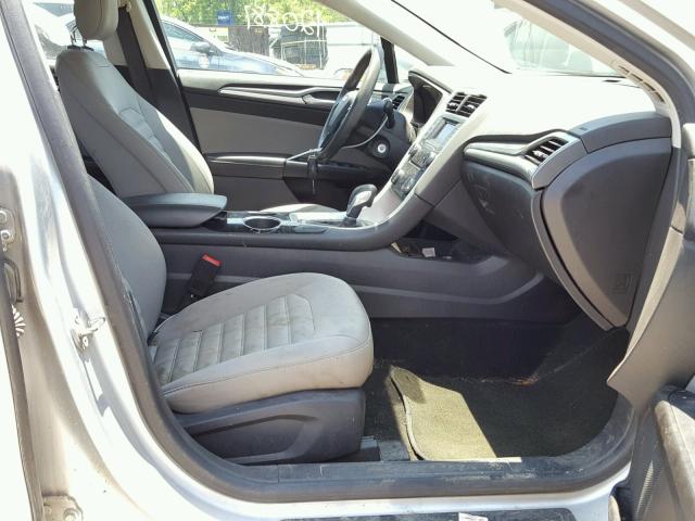 1FA6P0G71E5357292 - 2014 FORD FUSION S SILVER photo 5