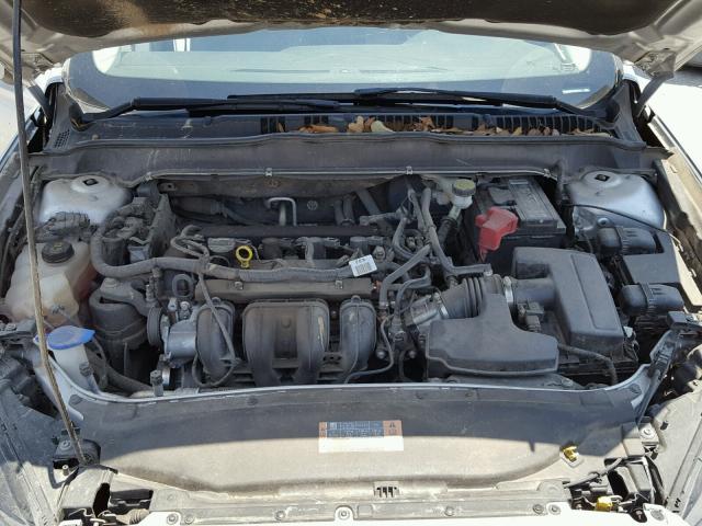 1FA6P0G71E5357292 - 2014 FORD FUSION S SILVER photo 7