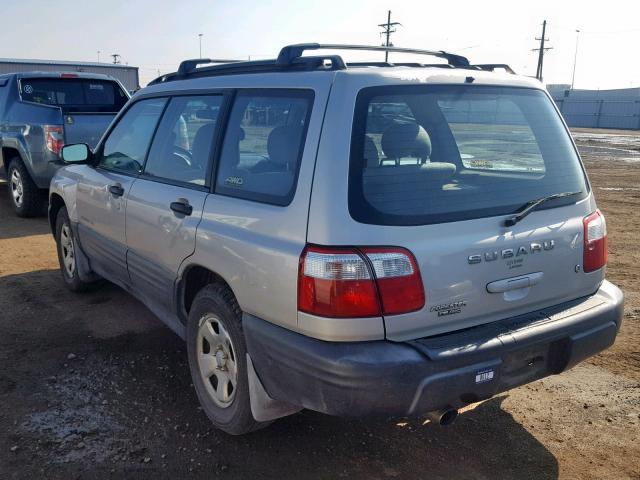 JF1SF63521G701901 - 2001 SUBARU FORESTER L SILVER photo 3