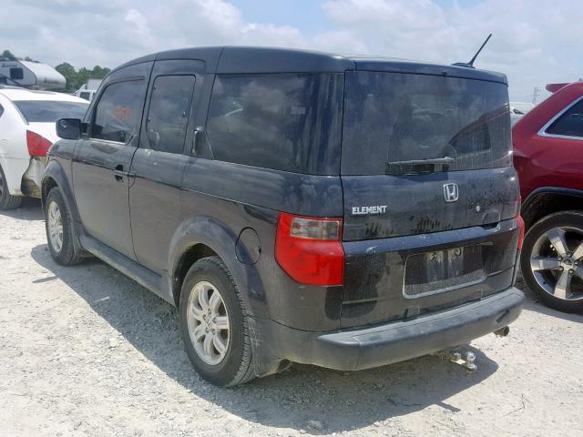 5J6YH28798L014878 - 2008 HONDA ELEMENT EX BLACK photo 3