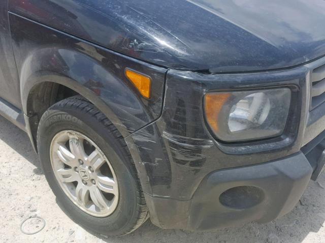 5J6YH28798L014878 - 2008 HONDA ELEMENT EX BLACK photo 9