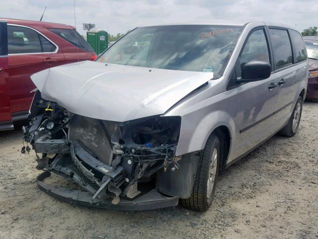 1D8HN44H88B187551 - 2008 DODGE GRAND CARA SILVER photo 2