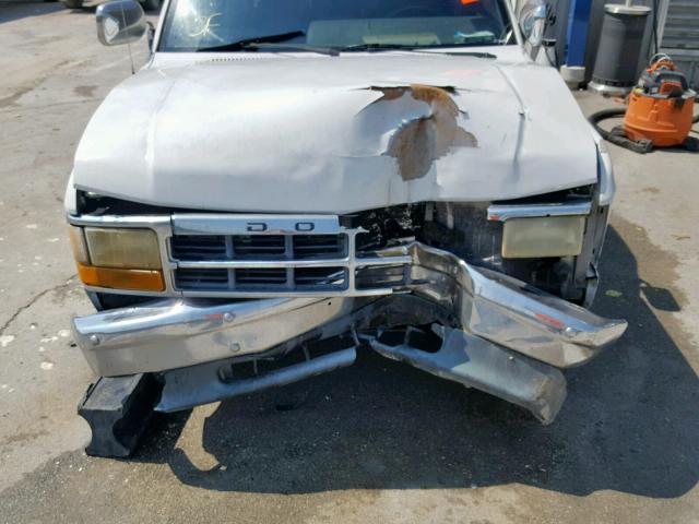 1B7GL23Y8NS514970 - 1992 DODGE DAKOTA WHITE photo 7