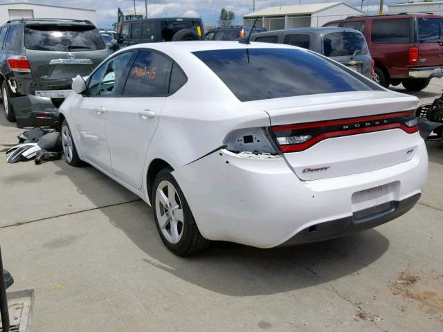 1C3CDFBB8FD432070 - 2015 DODGE DART SXT WHITE photo 3