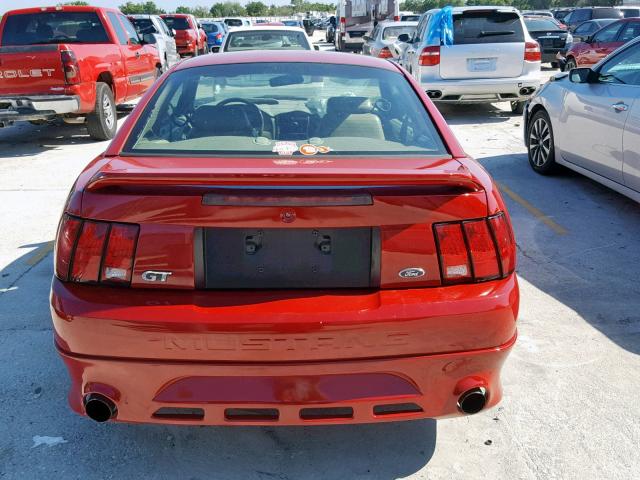 1FAFP42X5YF293920 - 2000 FORD MUSTANG GT RED photo 10