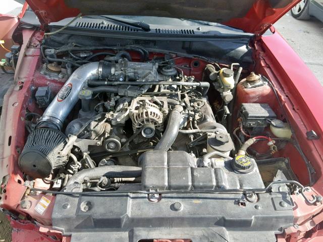 1FAFP42X5YF293920 - 2000 FORD MUSTANG GT RED photo 7