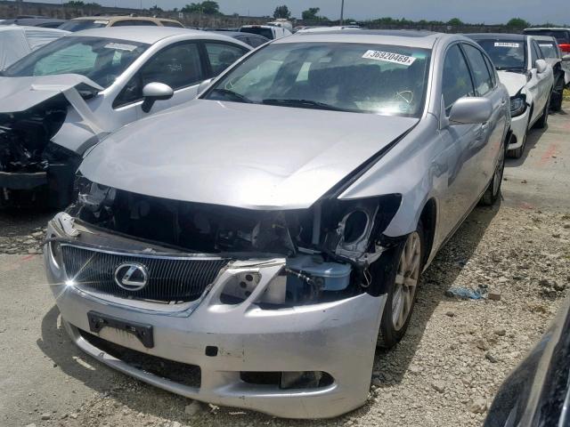 JTHCH96S060006164 - 2006 LEXUS GS 300 SILVER photo 2