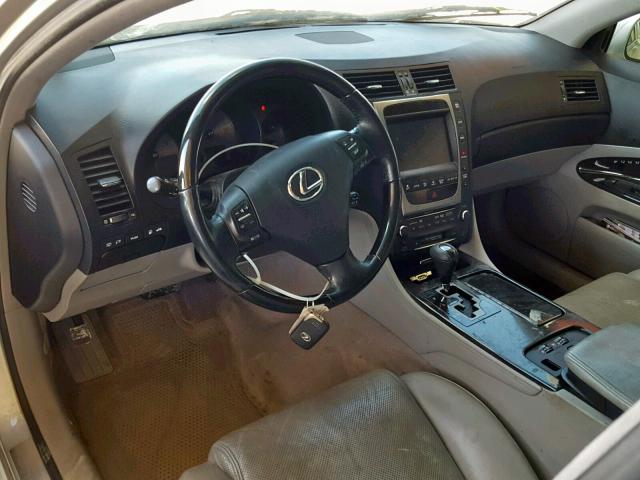 JTHCH96S060006164 - 2006 LEXUS GS 300 SILVER photo 9