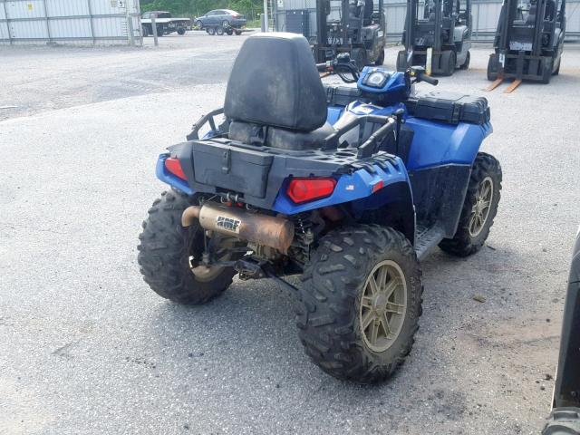 4XADX85A4BA339250 - 2011 POLARIS SPORTSMAN BLUE photo 4