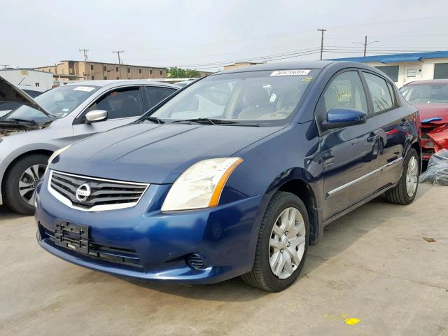 3N1AB6APXAL691543 - 2010 NISSAN SENTRA 2.0 BLUE photo 2