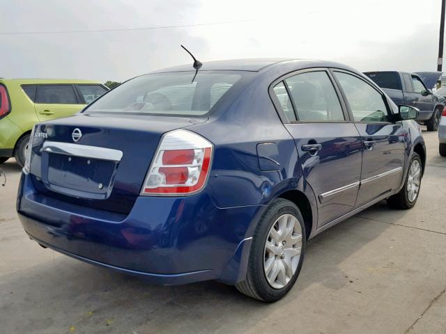 3N1AB6APXAL691543 - 2010 NISSAN SENTRA 2.0 BLUE photo 4