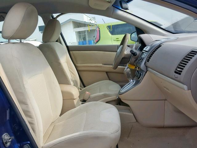 3N1AB6APXAL691543 - 2010 NISSAN SENTRA 2.0 BLUE photo 5