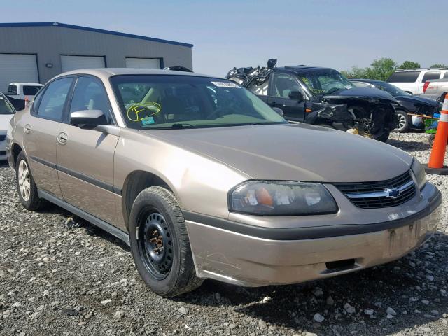 2G1WF52E029113074 - 2002 CHEVROLET IMPALA GOLD photo 1