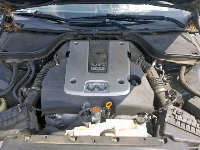 JNKCV64E38M124287 - 2008 INFINITI G37 BASE GRAY photo 7