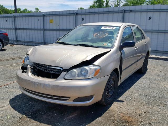 2T1BR32E28C865322 - 2008 TOYOTA COROLLA CE GOLD photo 2