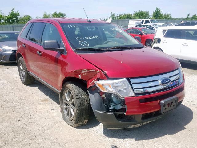 2FMDK36C18BB32026 - 2008 FORD EDGE SE RED photo 1