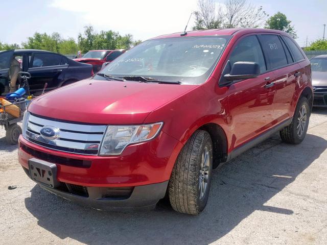 2FMDK36C18BB32026 - 2008 FORD EDGE SE RED photo 2