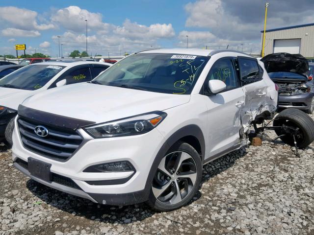 KM8J3CA23HU313590 - 2017 HYUNDAI TUCSON LIM WHITE photo 2