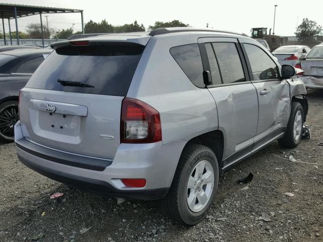 1C4NJCEA8FD178326 - 2015 JEEP COMPASS LA SILVER photo 4