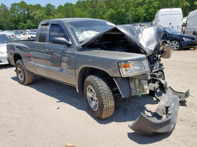 1D7HE32K68S502747 - 2008 DODGE DAKOTA SXT GRAY photo 1