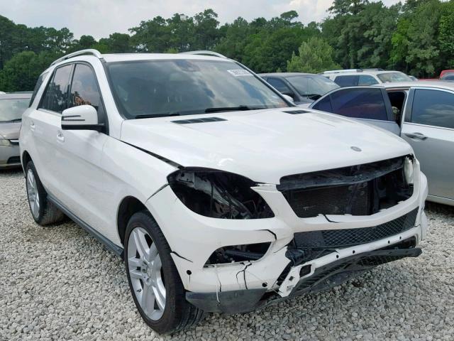 4JGDA5JB2EA404894 - 2014 MERCEDES-BENZ ML 350 WHITE photo 1