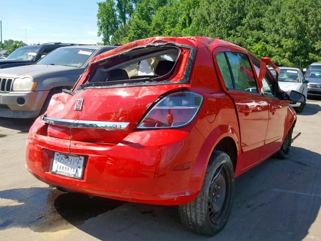 W08AR671285062079 - 2008 SATURN ASTRA XE RED photo 4