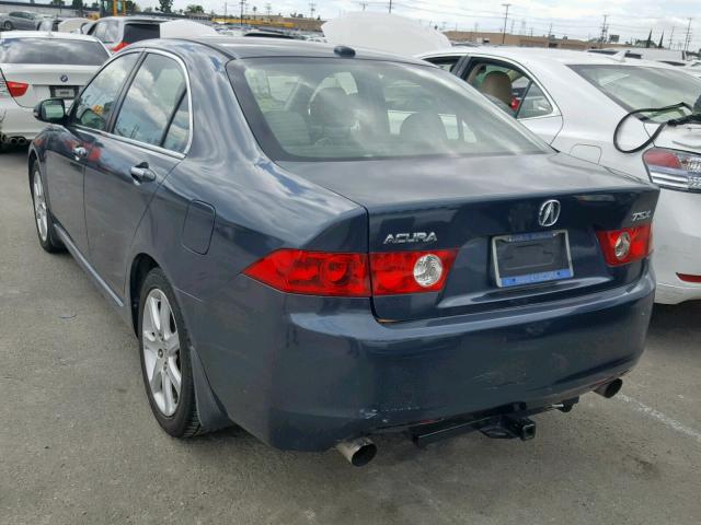 JH4CL96855C034283 - 2005 ACURA TSX BLUE photo 3