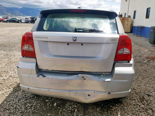 1B3HB48B28D652151 - 2008 DODGE CALIBER SX SILVER photo 9