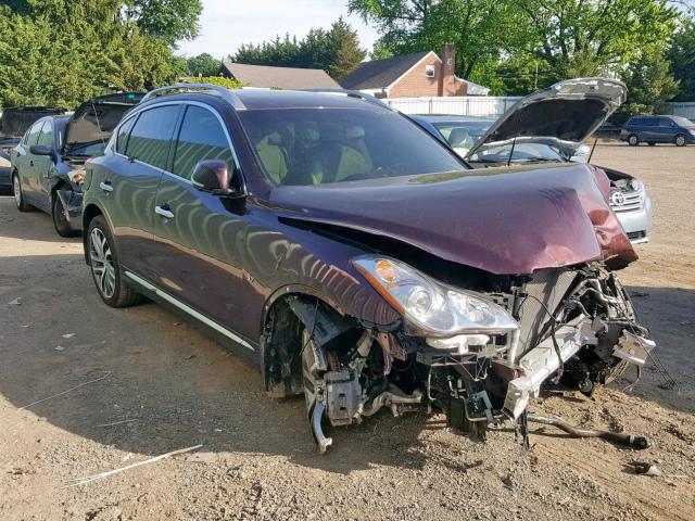 JN1BJ0RR0HM414345 - 2017 INFINITI QX50 MAROON photo 1