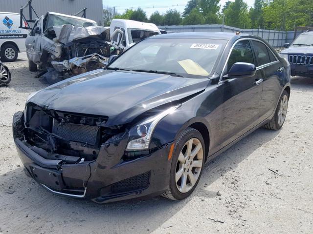 1G6AG5RX8E0101973 - 2014 CADILLAC ATS BLACK photo 2