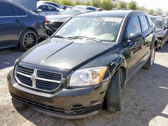 1B3HB48C79D181835 - 2009 DODGE CALIBER SX BLACK photo 2