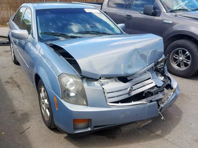 1G6DP577470171893 - 2007 CADILLAC CTS HI FEA BLUE photo 1