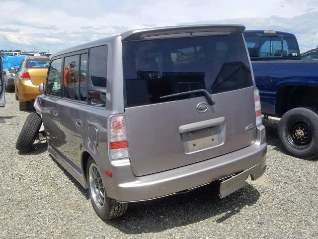 JTLKT334454020398 - 2005 TOYOTA SCION XB 灰色 照片 3