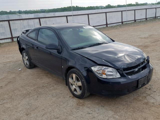 1G1AL18FX87222471 - 2008 CHEVROLET COBALT LT BLACK photo 1