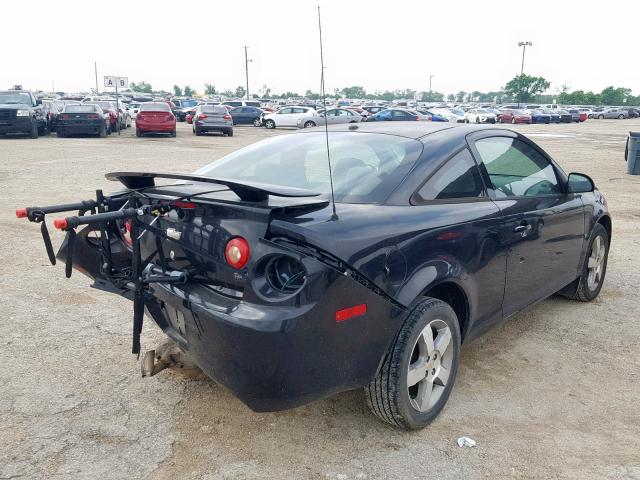 1G1AL18FX87222471 - 2008 CHEVROLET COBALT LT BLACK photo 4