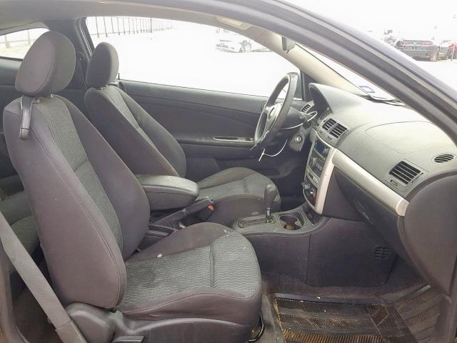 1G1AL18FX87222471 - 2008 CHEVROLET COBALT LT BLACK photo 5